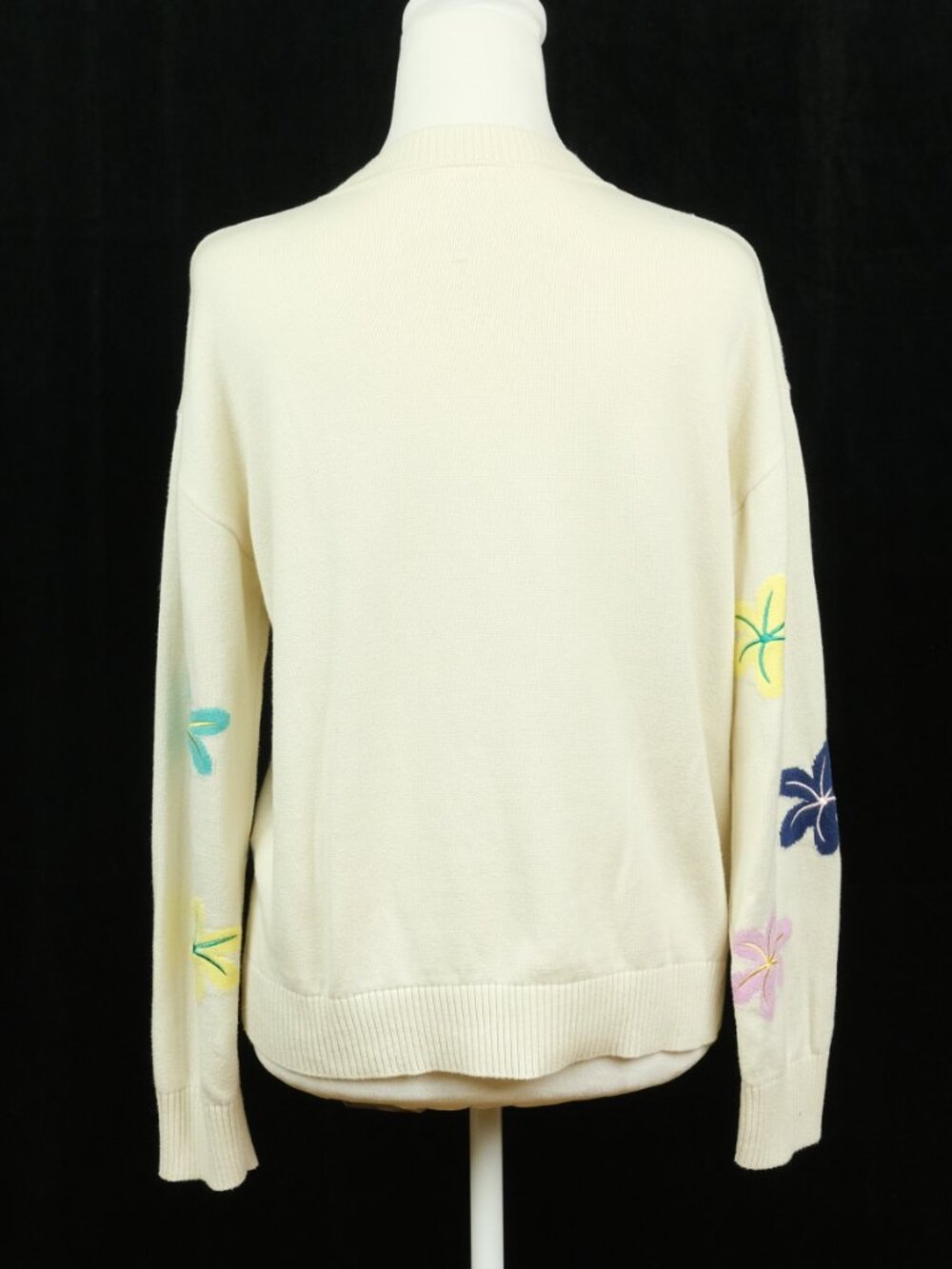 Disney Parks Tinker Bell Crewneck Sweater Cotton Cream Size S - Picture 5 of 8